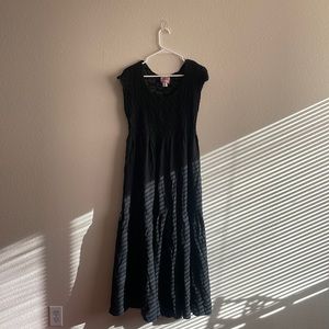 Black bohemian dress